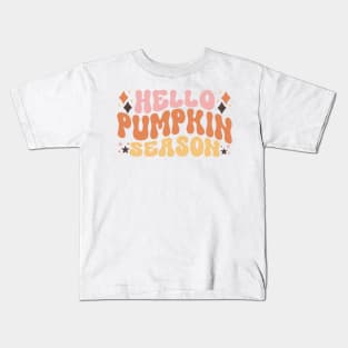 Hello Pumpkin Season Kids T-Shirt